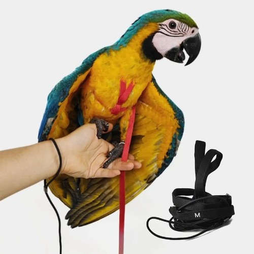 Adjustable bird harness - adjustable, &